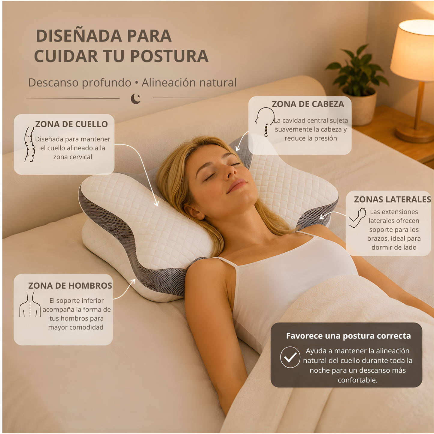 Despiértate con un cuello más descansado cada mañana