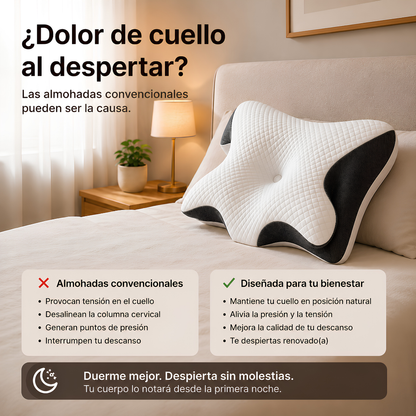 Almohada Cervical Ergonómica para un Descanso Más Cómodo
