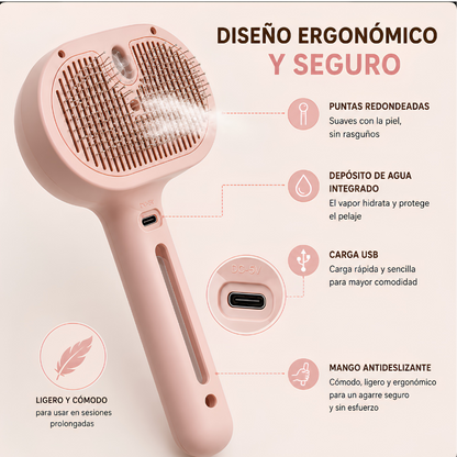 PawSteam™ — Cepillo de Vapor para Mascotas