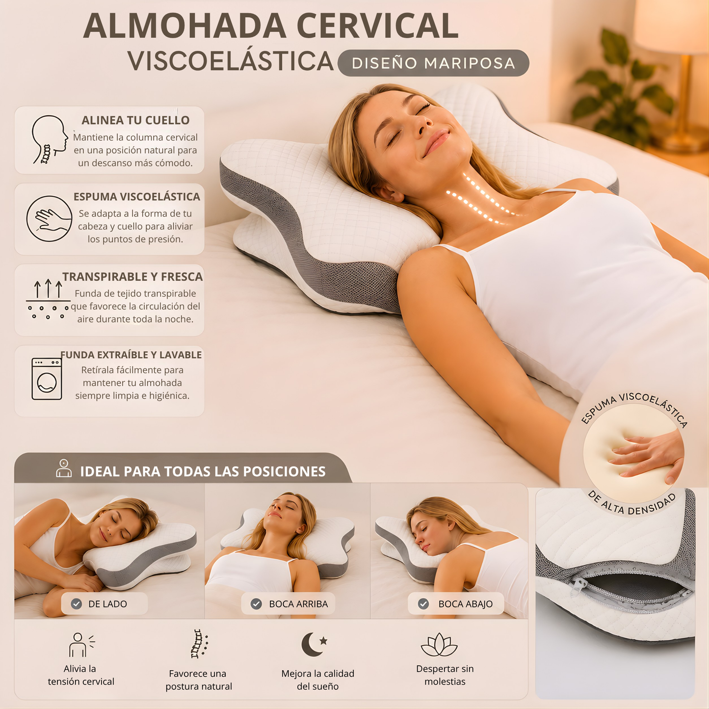 Despiértate con un cuello más descansado cada mañana